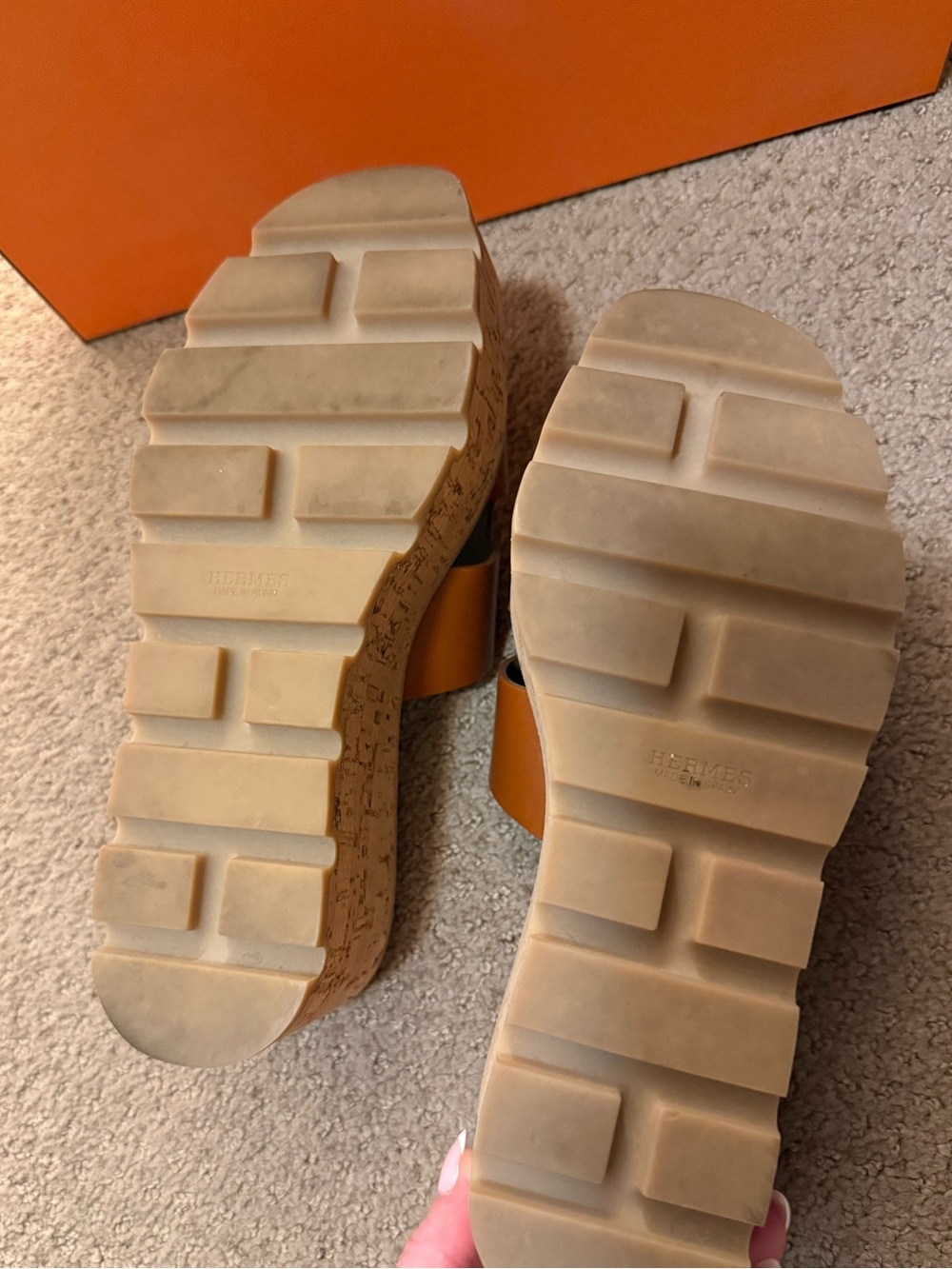 Hermès Tan Leather Eze 30 sandal - Picture 5 of 7